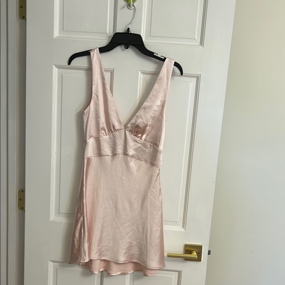 Princess Polly Deep V Satin Dresss